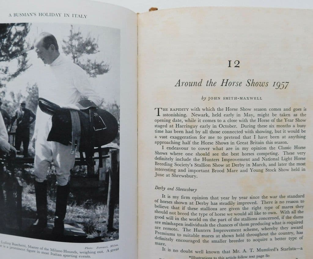 The Horseman s Year book 1958 equestrian horses vintage 1950s ...